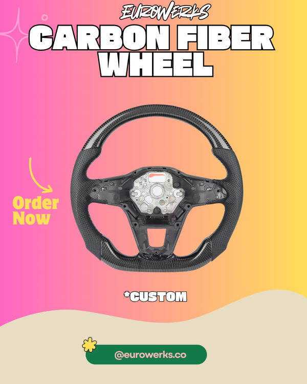Golf 8 GTI Custom Carbon Steering Wheel