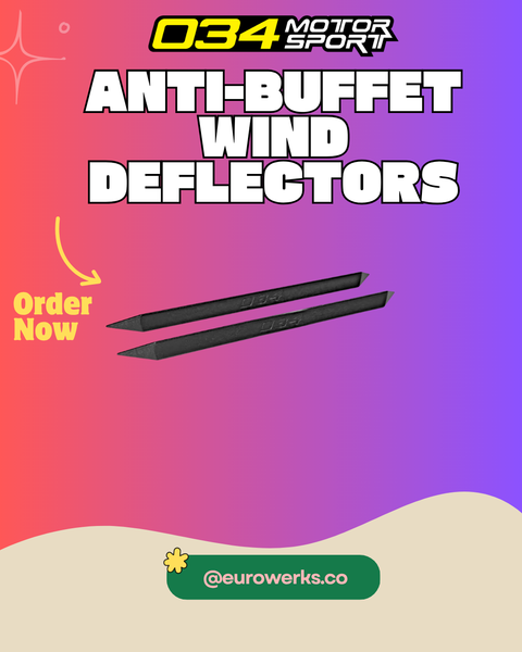 034Motorsport Anti-Buffeting Wind Deflectors