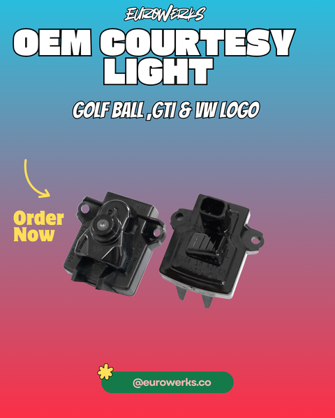 OEM Golf 8 Mirror Projector Lamps — VW ,GTI ,Golf Logo