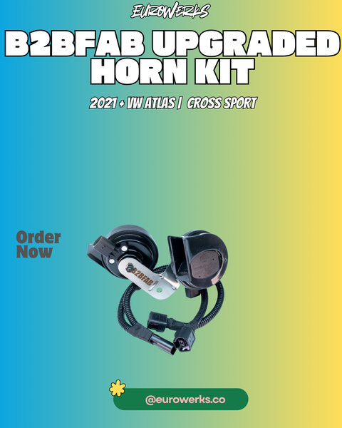 B2BFAB Dual-Tone Horn Kit — VW Atlas & Atlas Cross Sport (2020–2021)