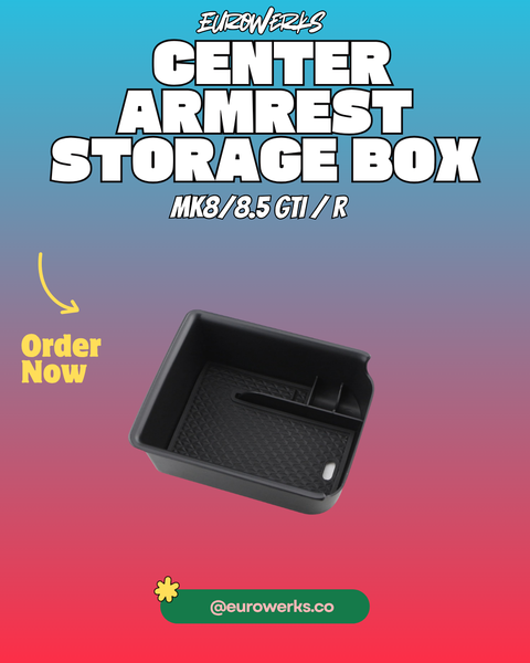 MK8/8.5 GTI / R Center Armrest Storage Box