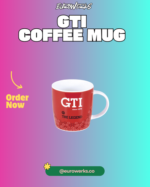 OEM  VW GTI "The Legend" Coffee Mug — 370 ml, Red