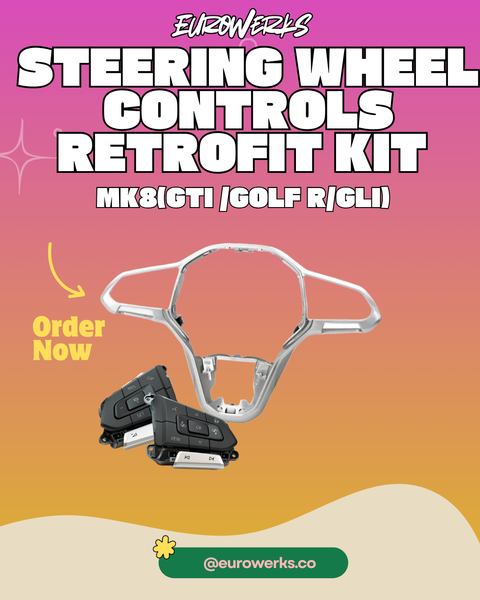 MK8.5  Button Steering Wheel Retrofit for MK8(GTI /Golf R/GLI)
