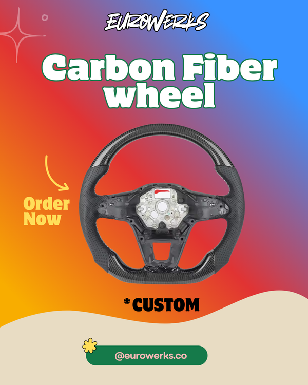 Golf 8 GTI Custom Carbon Steering Wheel