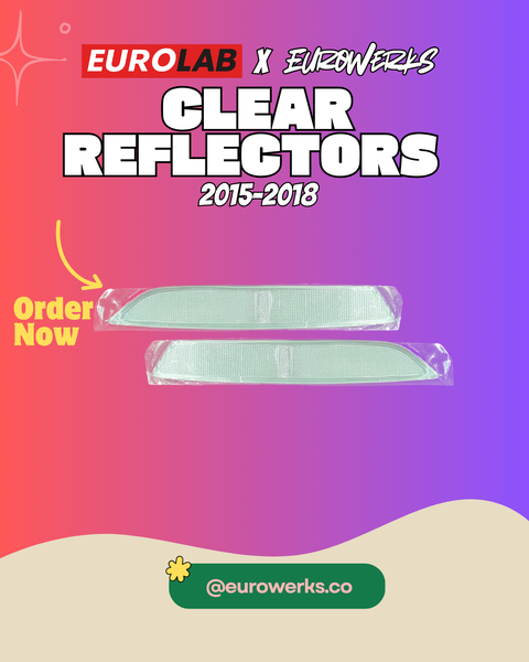 MK6.5 Clear Rear Reflectors ( Jetta 2015–2018)