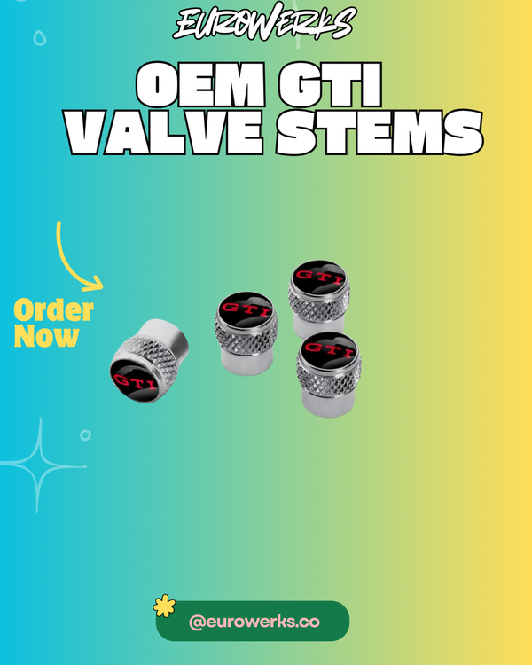 OEM GTI Brass Valve Stem Caps