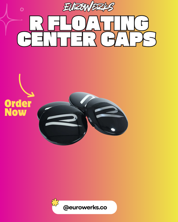 OEM  R logo Dynamic Floating Center Caps