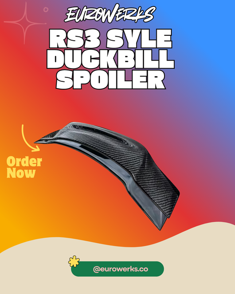 MK6 RS3 style spoiler (Expect Shipping Delays)
