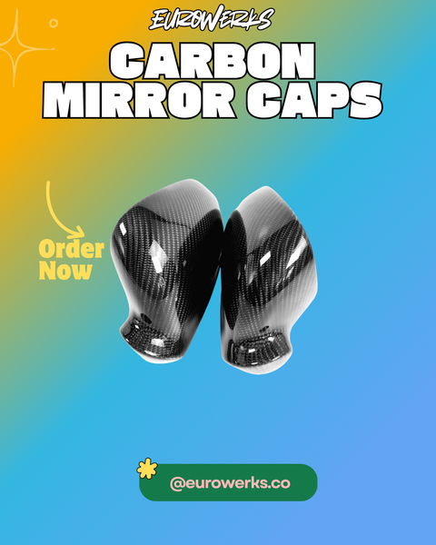 Carbon Mirror Caps