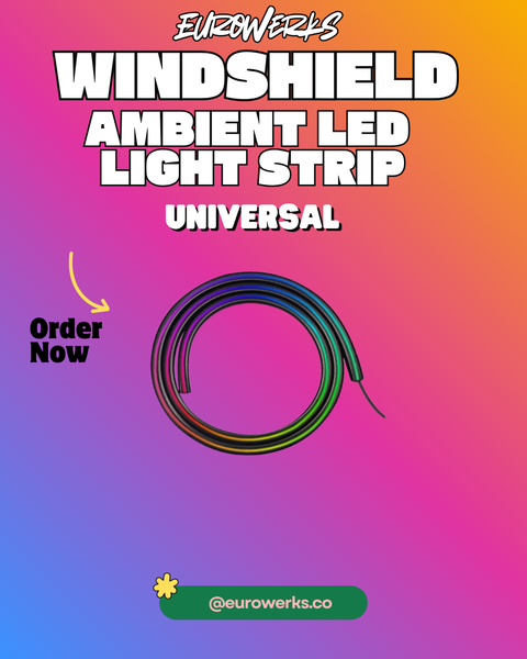 Front Windshield ambient LED Light Strip 1.5m (5V)