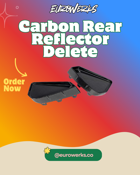 Audi RS3 8Y 2025+ Carbon Rear Reflector Delete