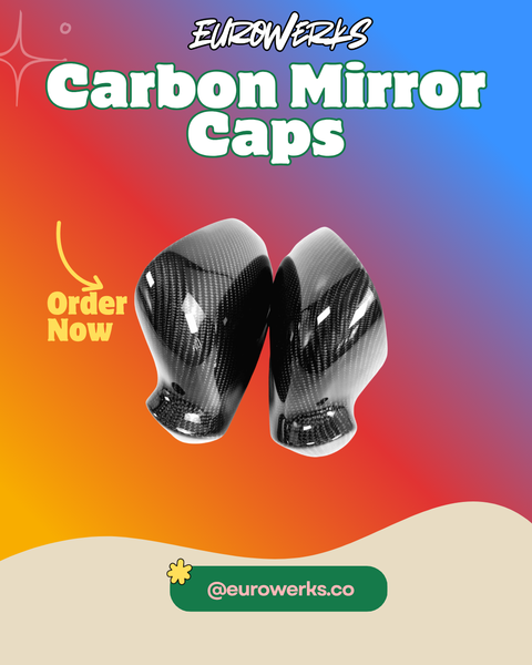 Carbon Mirror Caps