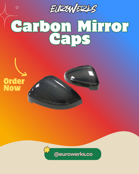 Audi A3/S3/RS3 8V Carbon Mirror Caps