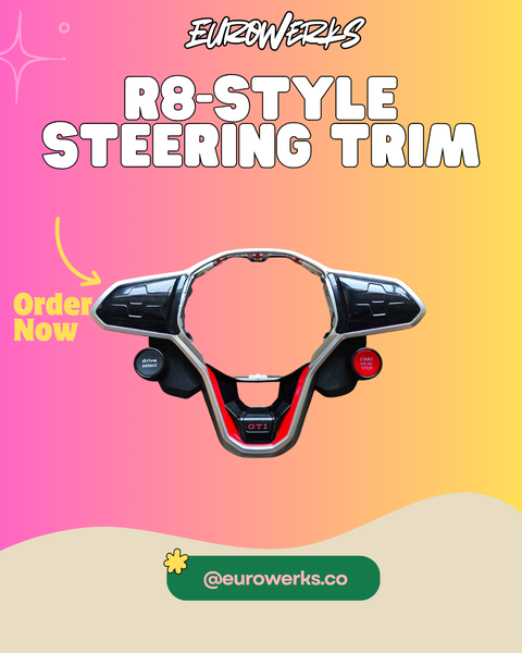 MK8 GTI R8-Style Steering Trim