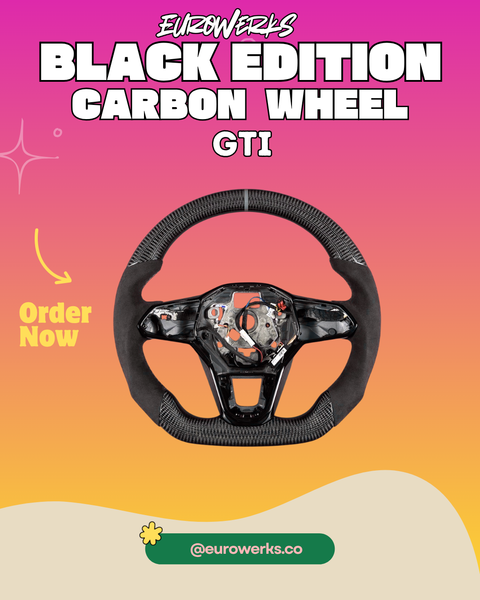 Urano Grey Carbon Steering Wheel Golf 8 GTI