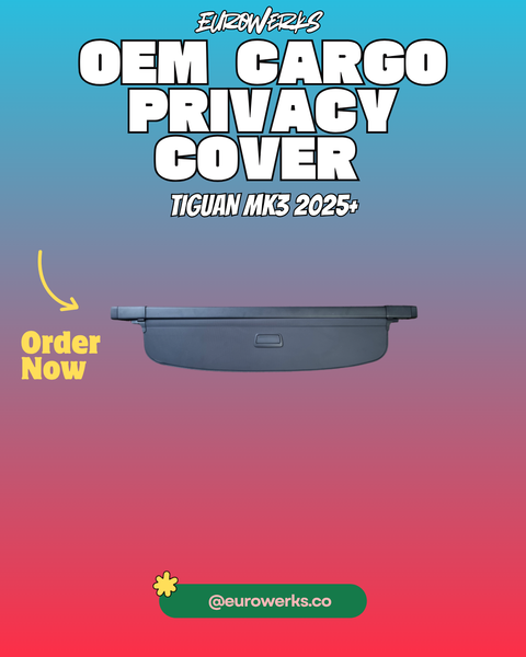 OEM VW Cargo Privacy Cover — Tiguan MK3(25+)