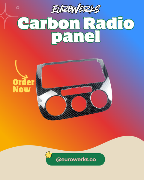 Golf 5 Carbon Radio  panel