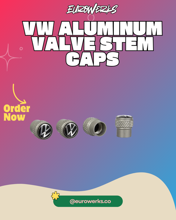 OEM VW Aluminum Valve Stem Caps