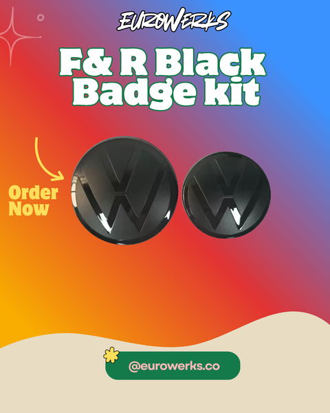 Jetta F& R Badge kit
