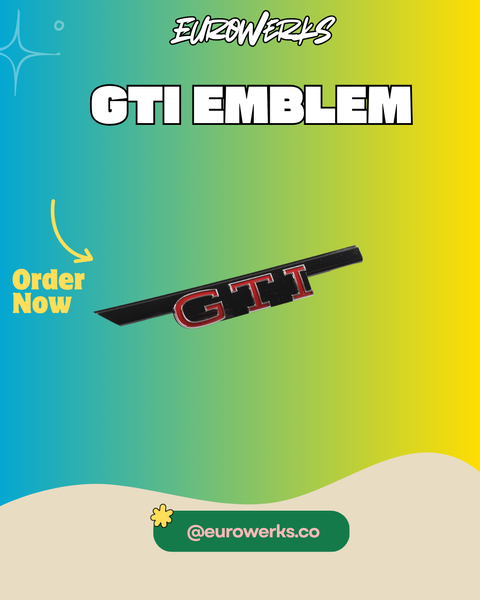 OEM Golf MK8/MK8.5 "GTI" Emblem