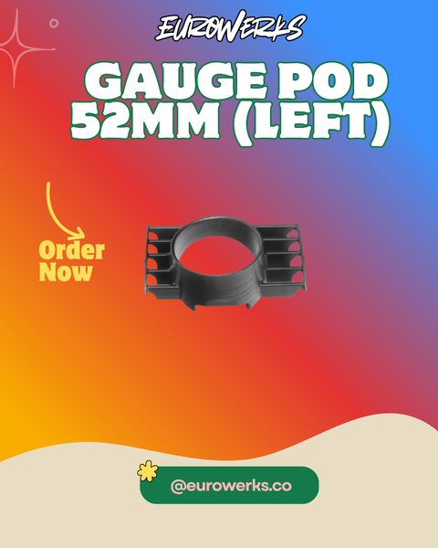 VW Golf MK7 52mm Gauge Pod (Left) LHD