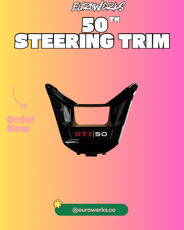 GTI Edition 50 Steering Wheel Badge