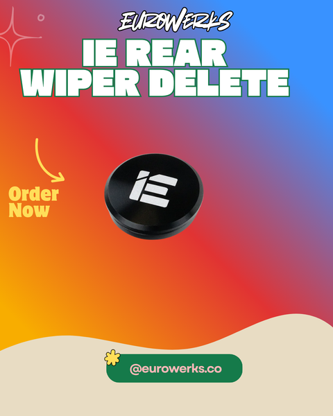 Integrated Engineering Aluminum Rear Wiper Delete - Audi & VW Hatchbacks
