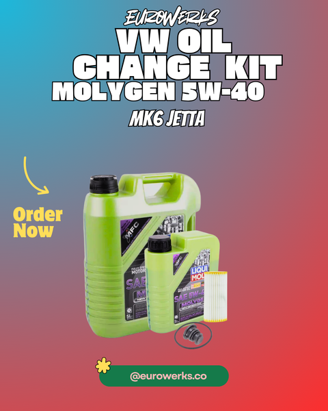 MK6 GLI Oil Change Kit —Liqui Moly Molygen 5W-40 (2013.5-2018)