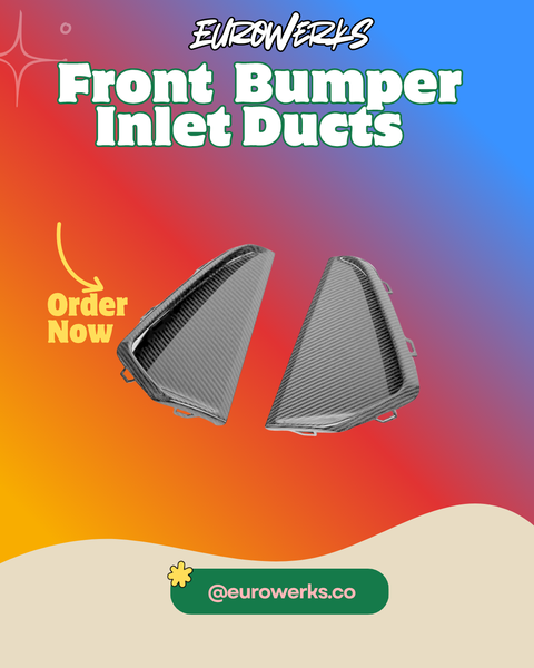 Audi RS3 8.5Y Facelift Carbon Front Bumper Inlet Ducts