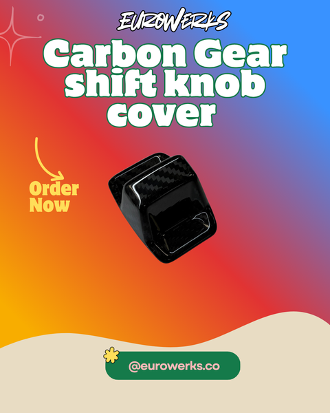 Carbon Gear shift knob cover for Audi A3/S3/RS3 8Y