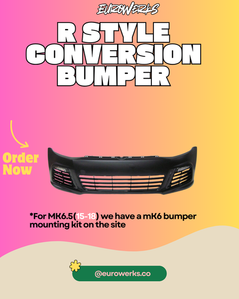 MK6 Jetta R Conversion Bumper