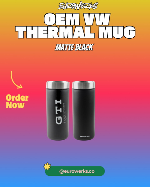 OEM VW Thermal Mug — Matte Black