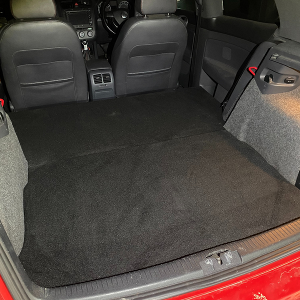 MK5 Golf rear seat delete false floor installed