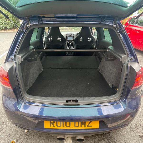 MK6 Golf rear seat delete false floor installed